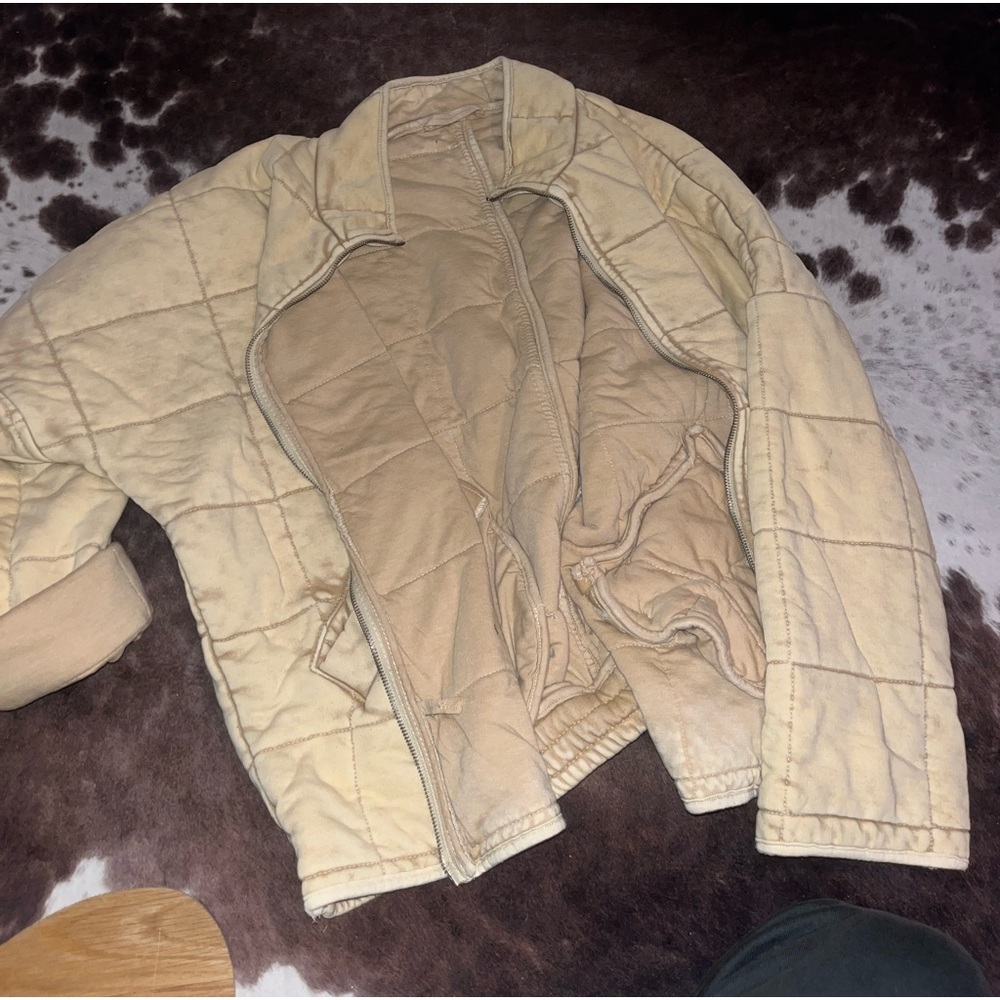 Forever 21 brown quilted jacket - resemble fp